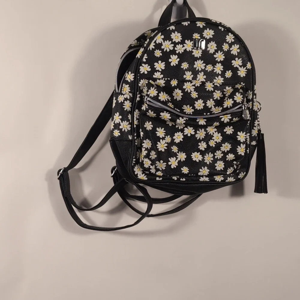 Justice DAISY Mini Black Backpack